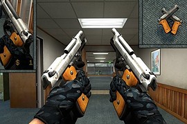 Brighter silver Wood grip