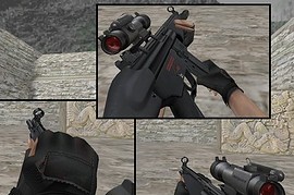 MP5A4 W Aimpoint On TS Anims