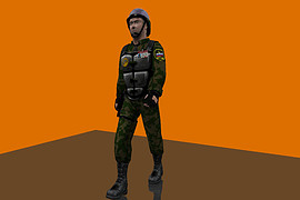 Green Russian Camouflage Pack