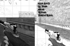 Two-tone Black  Silver Desert Eagle