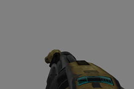 Chaingun from DOOM 3 (with ammo)