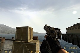 Golden Engraved Desert Eagle