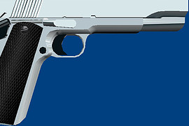 Colt M1911 Gold/Silver Chrome