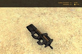 Spezz's P90 With Eotech Sight