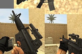 Scoped Twinke M4 on Default anims