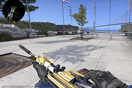 M4A1-S Transformers Noble Gold