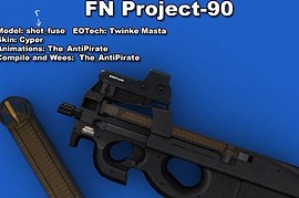 AntiPirate's One-Hander P90 Anims