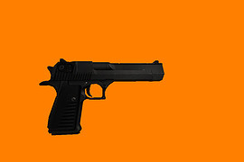 Desert Eagle black with HL2 Hands
