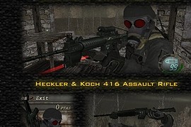HK 416 (M4) + New moves + Sounds