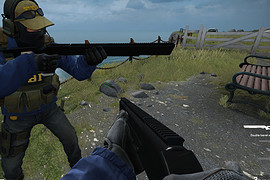 Double barrel shotgun