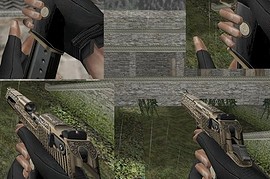 Gold Engraved Desert Eagle