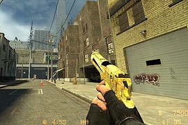 Worn Away Gold Deagle