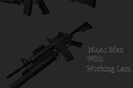 M4A1 Max With Working Lam