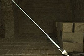 One Handed Damascus Sword