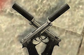 Dual Beretta 92FS Two Tones