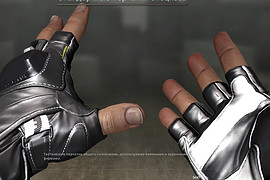 Fingerless Moto Gloves