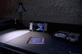 Empty Frame on Shepards Desk (v.2)
