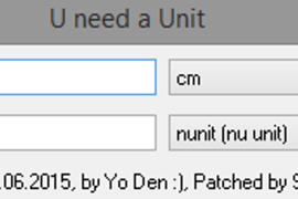 U need a Unit