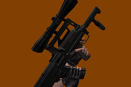 OSHK-1 Groza with scope ACOG