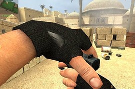Full_and_half_fingured_Simple_Black_Gloves