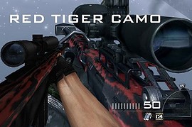 MW2-ish Barrett.50cal Red Tiger CAMO