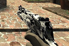 Worn Torn Grey Camo Deagle