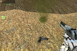 Deagle 2-Toned Silver Black Re-Skin