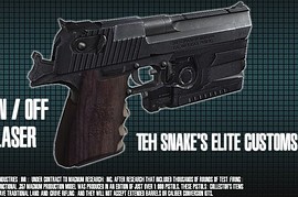 Desert Eagle 357. (On  Off laser)