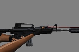 m4a1 with laser