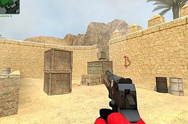 red n black dragon firegold deagle