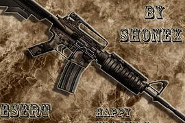 M4a1 desert reskined