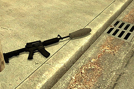 JJFU Aero Sonic Suppressor on Twinke M4