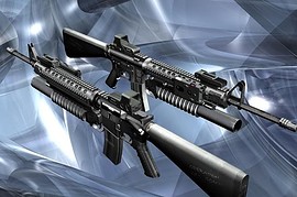 Tactical M16A4 For AUG