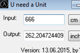 U need a Unit