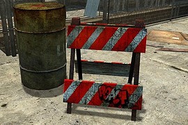 Barricades Fuel Drum