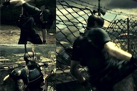 Leon RE4 with Melee Swaps