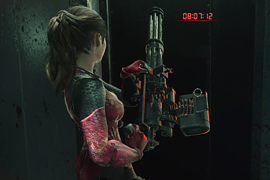 Claire in Jill's RE5 Battlesuit