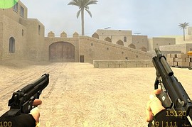Black Beretta Dual Elites