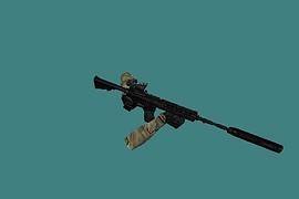 COD4 Style M4A1+ACOG AIMABLE