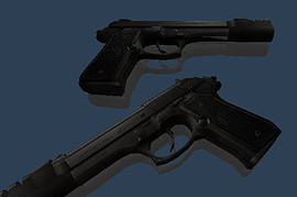 Leon's Pietro Beretta Gardone M9s (+3 skins)