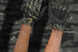 Woodland_Camo_Leather_Gloves