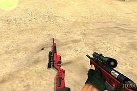 Red and Rust Scout Rifle