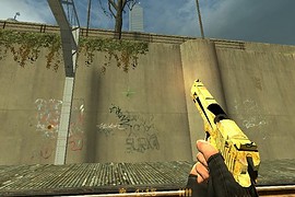 Worn Away Gold Deagle