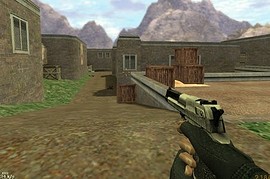 Two-tone Black  Silver Desert Eagle