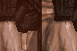 CS S Brown Leather Gloves For CZ