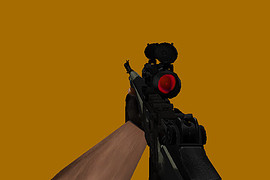 M14A3 Camo with red Aimpoint