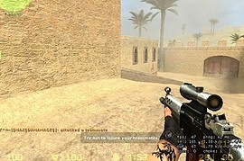 Max Damage's Silver And Black SG552