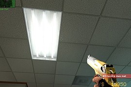 Phonged Two Tone Gold Deagle