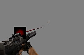 Black TMP With Laser Sight