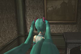 Miku Hatsune (vocaloid) Animation Hair